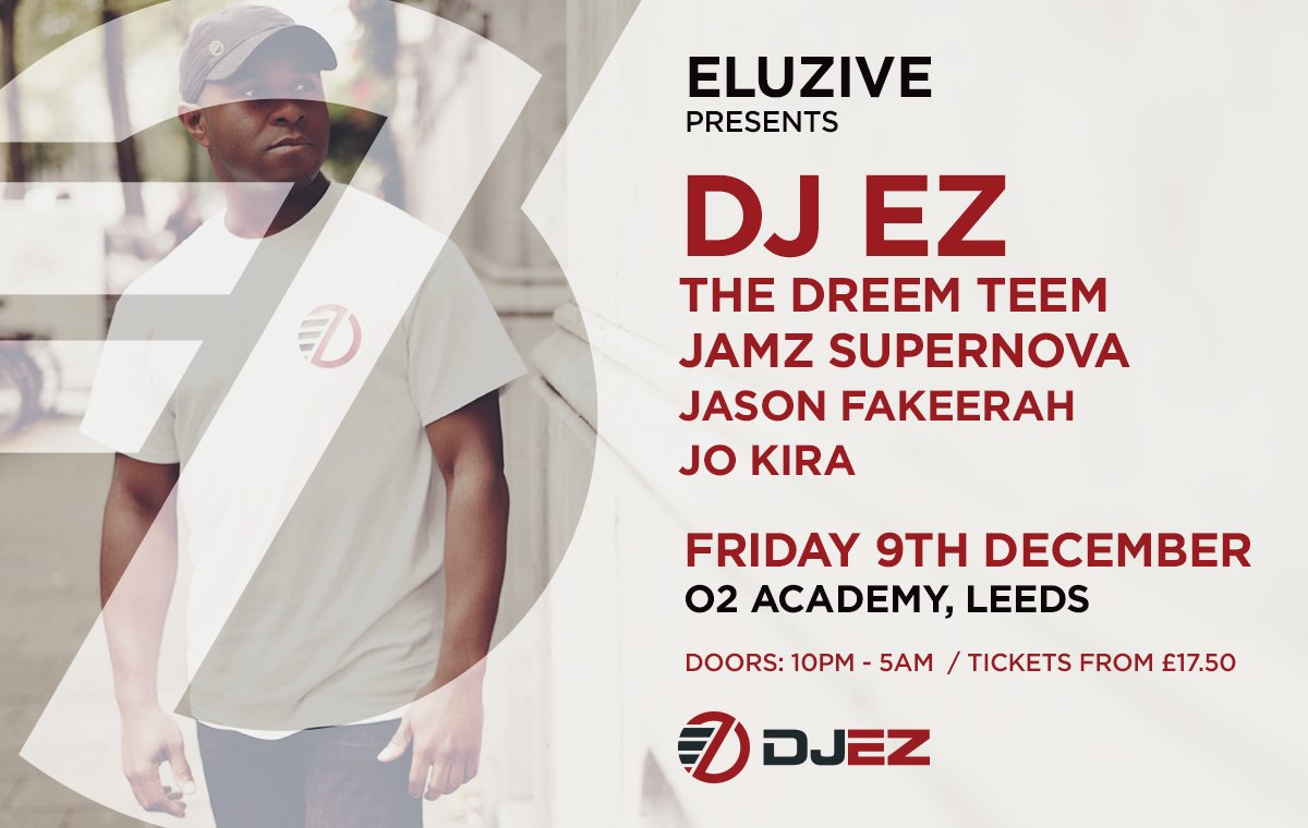 .@o2academyleeds on Friday for another Eluzive Presents with The Dreem Teem + <a href="/jamzsupernova/">jamzsupernova</a> <a href="/jasonfakeerah/">Jason F</a> <a href="/JoKira/">DJ JO KIRA</a> it's going to be large!