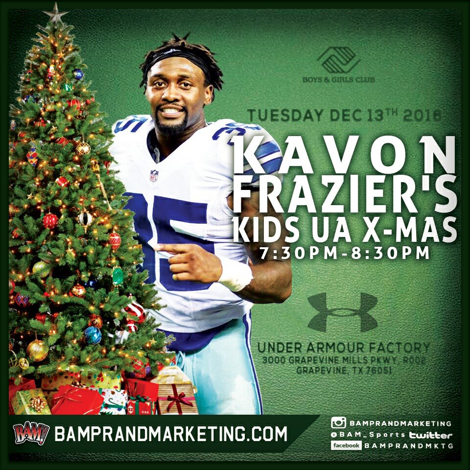 Kay_BlackSimba's tweet photo. Come and support next Tuesday as I will be taking 35 kids Christmas shopping at the @underarmour store in grapevine #GiveBack @uafootball https://t.co/eg80abyTWI