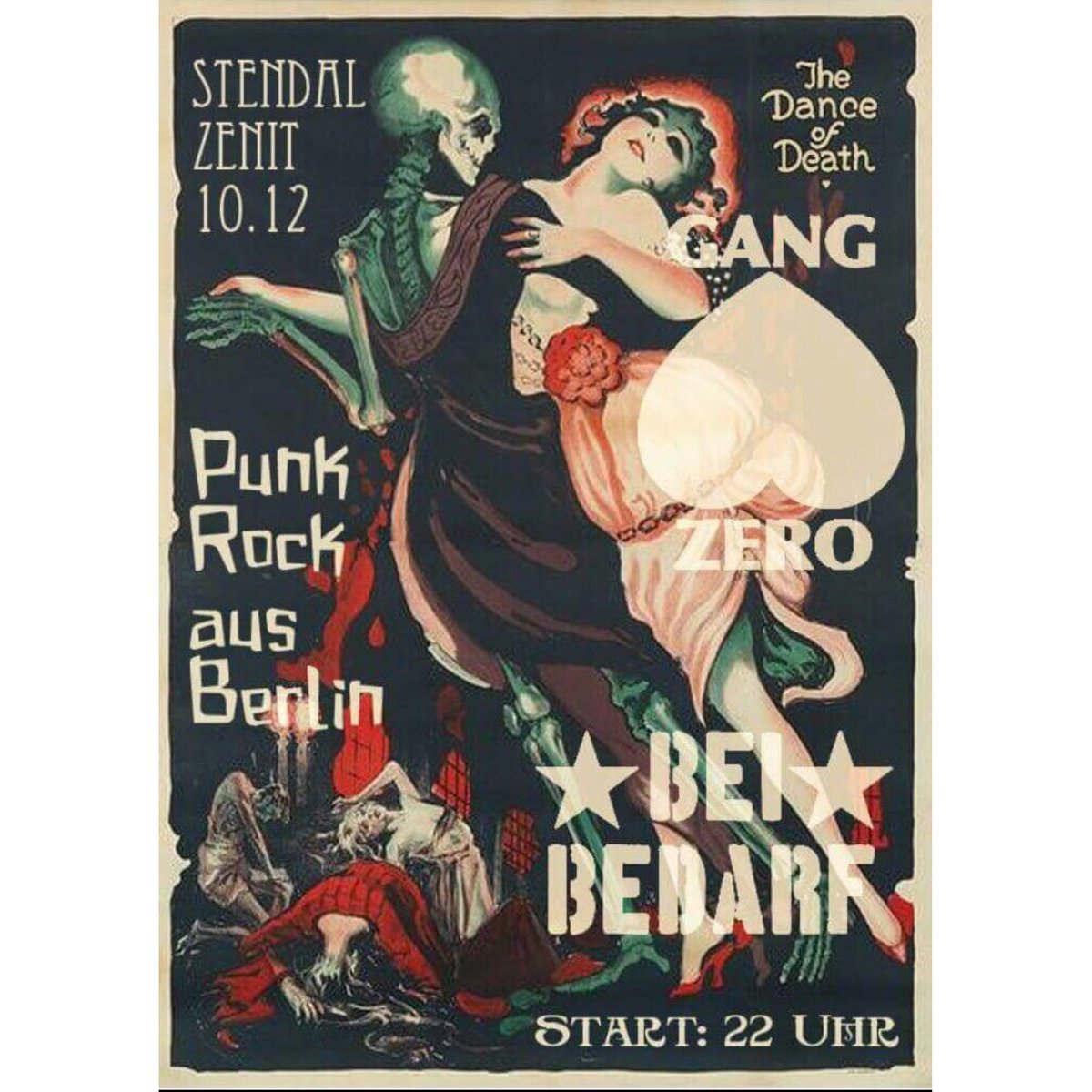 Bei_Bedarf's tweet photo. Diesen Samstag !! Stendal im Zenit mit #GangZero #punk https://t.co/P58V1G2WcZ