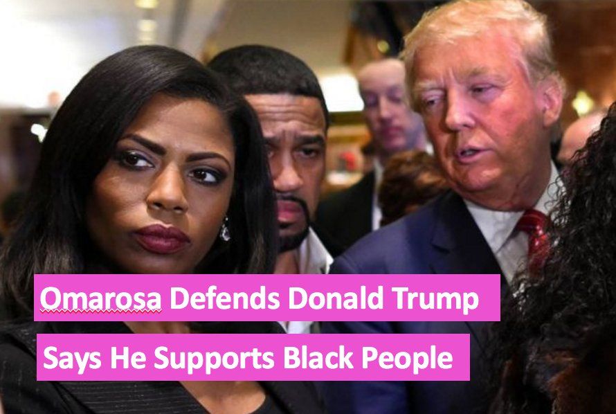 MyCocoaFab's tweet photo. Omarosa Defends Trump and Says he Loves Black People -  https://t.co/syVHkhrVuB https://t.co/fGJI4G94I1