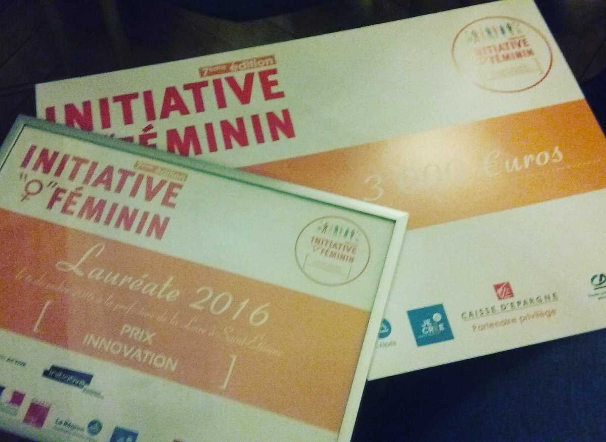 On a gagné, on a gagné! Prix innovation de #Iof2016