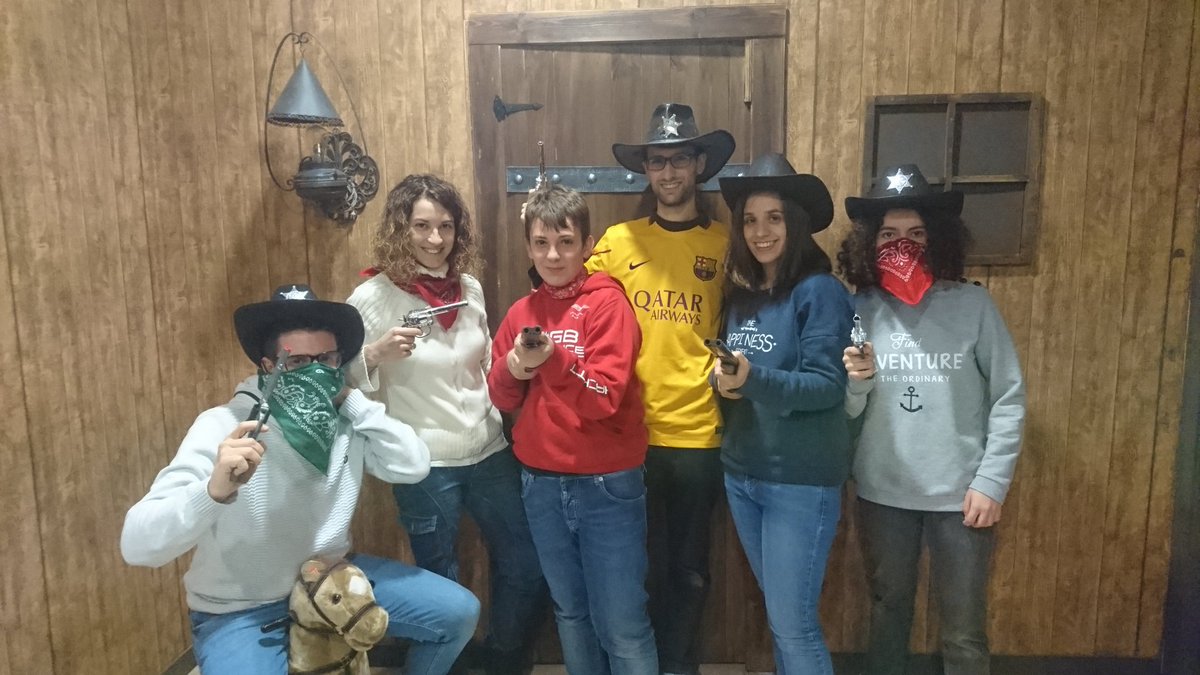 "Malditos bastardos!" dijo el Sheriff al ver la celda vacía. Enhorabuena bandidos! #granollersexperience #roomescape #oci #barcelona #escape