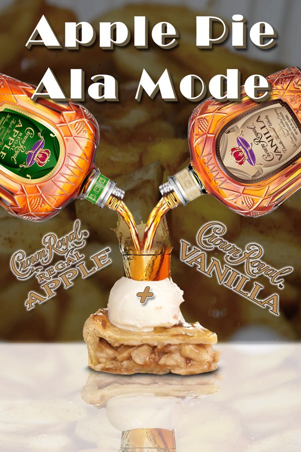 The perfect holiday recipe? Apple Pie Ala Mode feat. <a href="/CrownRoyal/">Crown Royal Official</a> Apple and Vanilla.