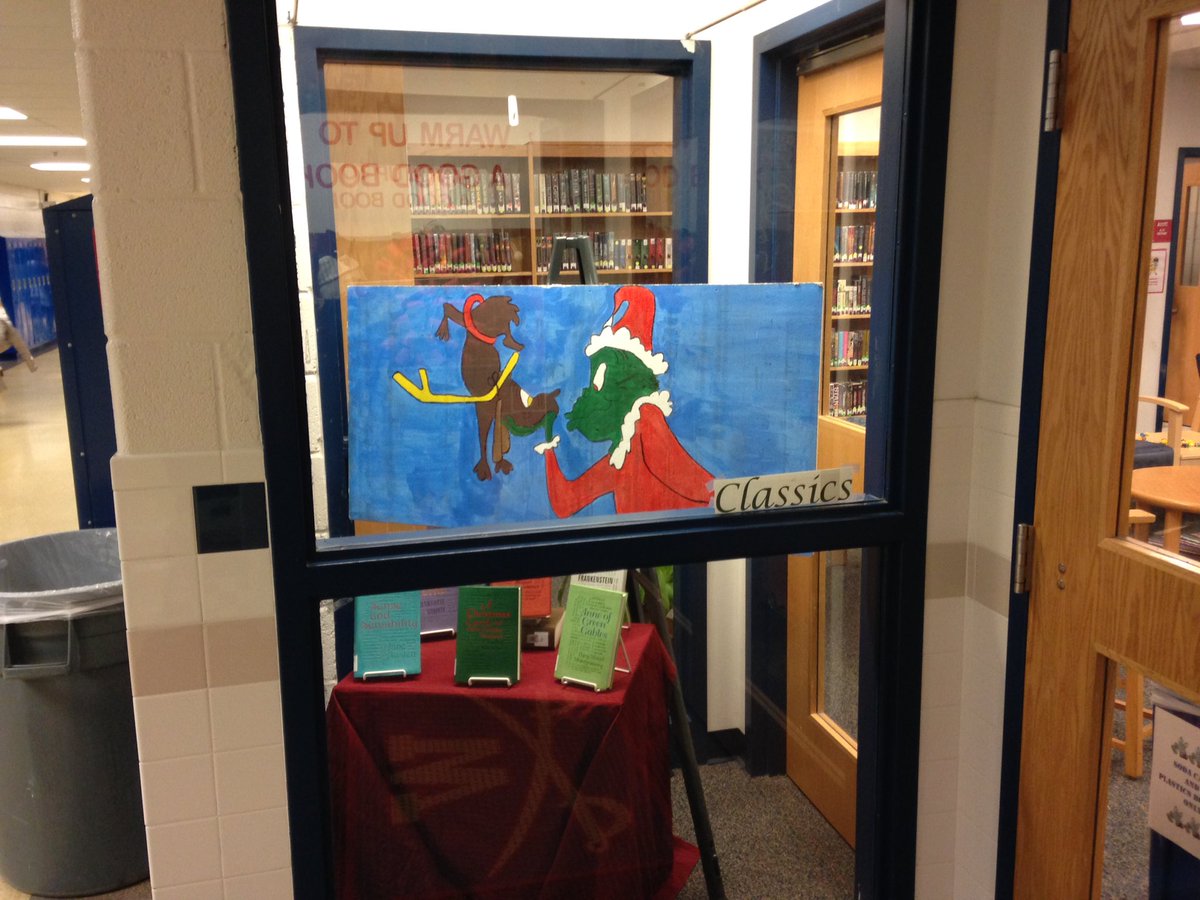 wtwlib's tweet photo. Classics is our genre of the month!! Don't be a grinch checkout a classic! @WTWoodsonHS @WTWCavalry https://t.co/BWAQ2HkXvW