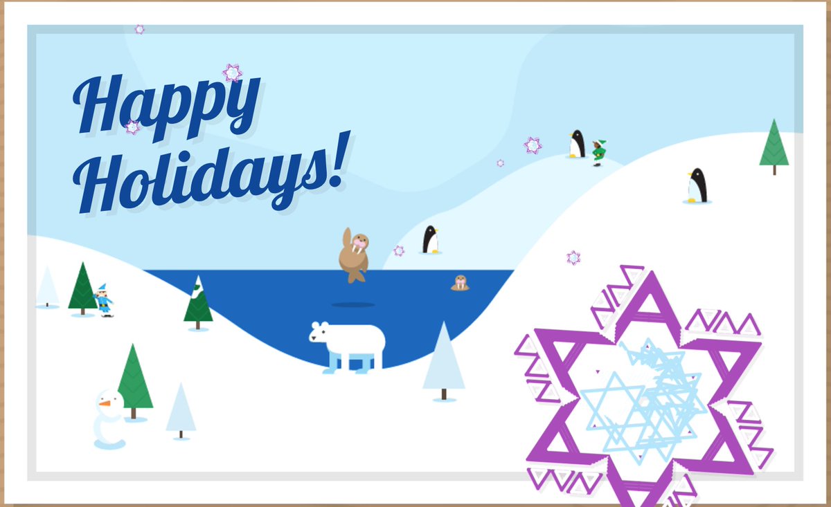 AnmAtAnm's tweet image. Happy Holidays! goo.gl/IkEqnR #CodeASnowflake #SantaTracker #CSEdWeek