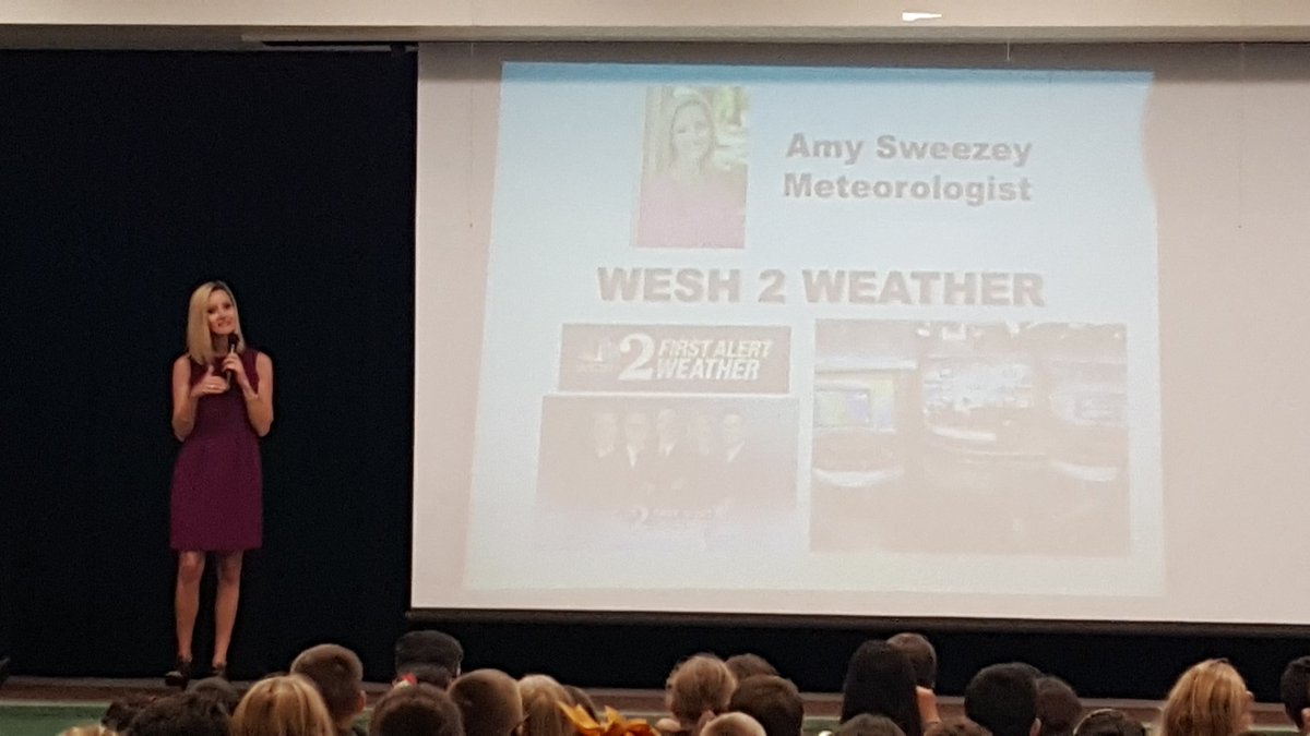 Thank you <a href="/amysweezey/">Amy Sweezey</a> for coming to debary elementary to share your love of weather &amp; education. @DebaryElem <a href="/WESH/">WESH 2 News</a>