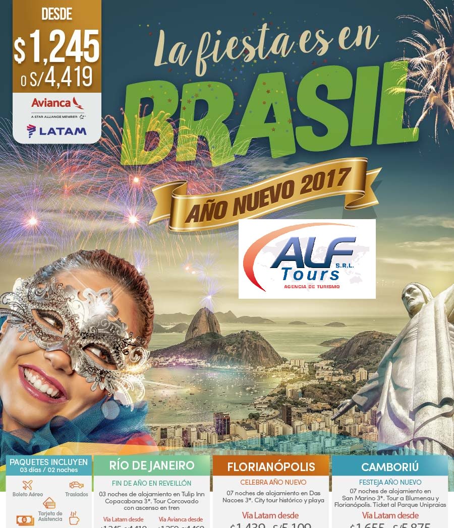 alftours's tweet photo. Vive la fiesta pasa año nuevo en #BRASIL :) https://t.co/vZitR1KJwe