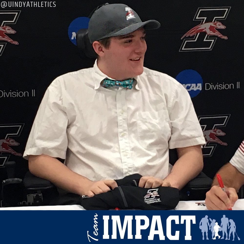 UIndyAthletics's tweet photo. Welcome to the newest #AlphaDog! Andrew Rusk signed his NLI with @UIndyHoundsGolf today! @GoTeamIMPACT https://t.co/r6hvwcqI6p