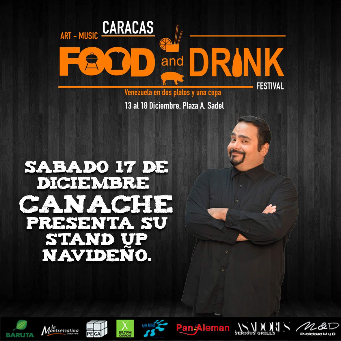 Ven el 17 de Diciembre a disfrutar de todo el humor de @yosoyknache y su stand up comedy navideño.