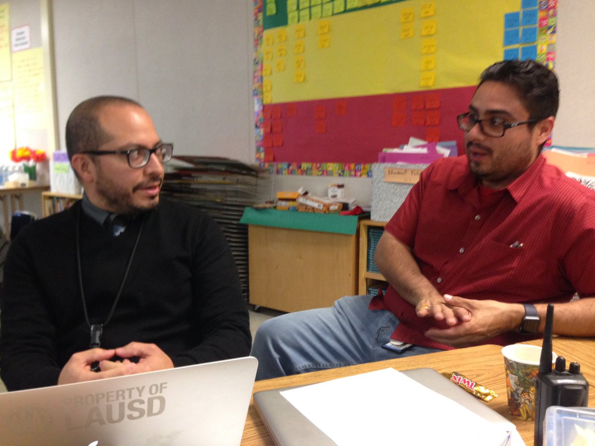 LAUSD's Charnock ES starts the CGI journey with UCLA's Nick Johnson <a href="/DuncanLAUSD/">Mark Duncan</a> @CarrythZero <a href="/principalcda/">Andrew Jenkins</a> <a href="/jaespi02/">Joseph Espinosa</a>