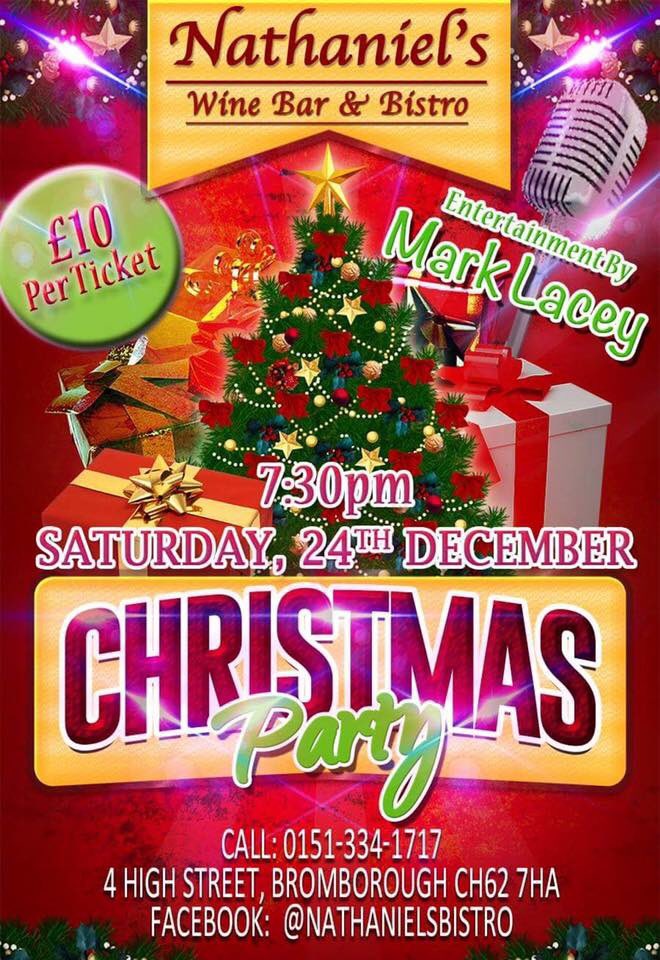 NathanielsBar's tweet photo. Only £10 per ticket for xmas eve. Give us a call and book tickets to save disappointment! #what2douk #radiocity967 #wirralglobenews https://t.co/JTeFXMNI4J