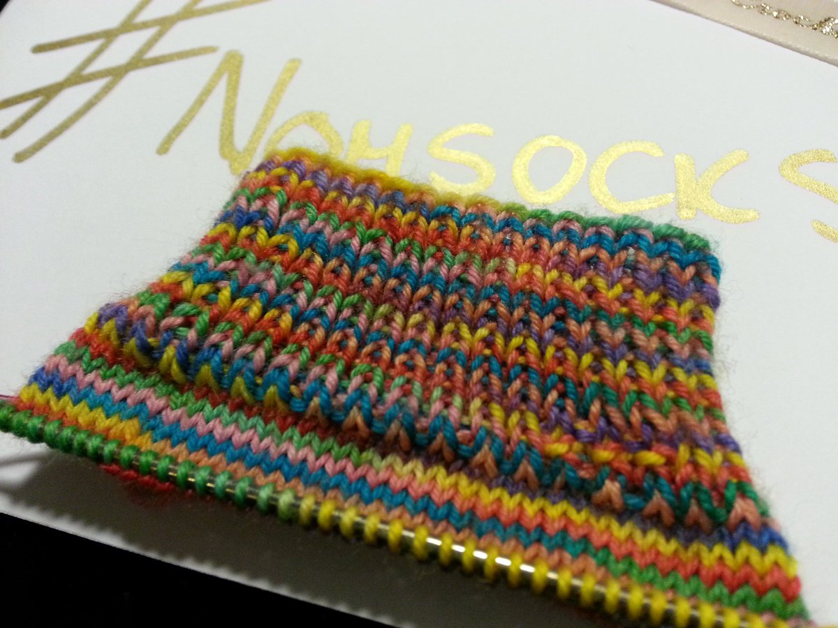 CosmicCrochetUK's tweet photo. So @EUNomanis the #NomSocks exist now! More Colours here than a #NoMansSky Planet maybe @Ennileah #Twitch #Streamer #GamingSocks #Knitting https://t.co/1X3bUVRrkY