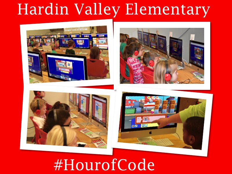 KcsCredit's tweet photo. Moana &amp; The Foos help Ss @HVES_Hawks learn how to code in @phupp123 tech class .@knoxschools @KCSEdTech #HourofCode #KCScodes @Code_TN https://t.co/BDxenDpkbN