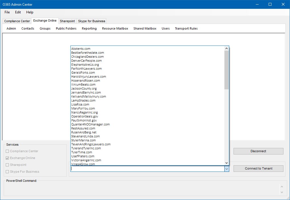 O365 Admin Center tweet media