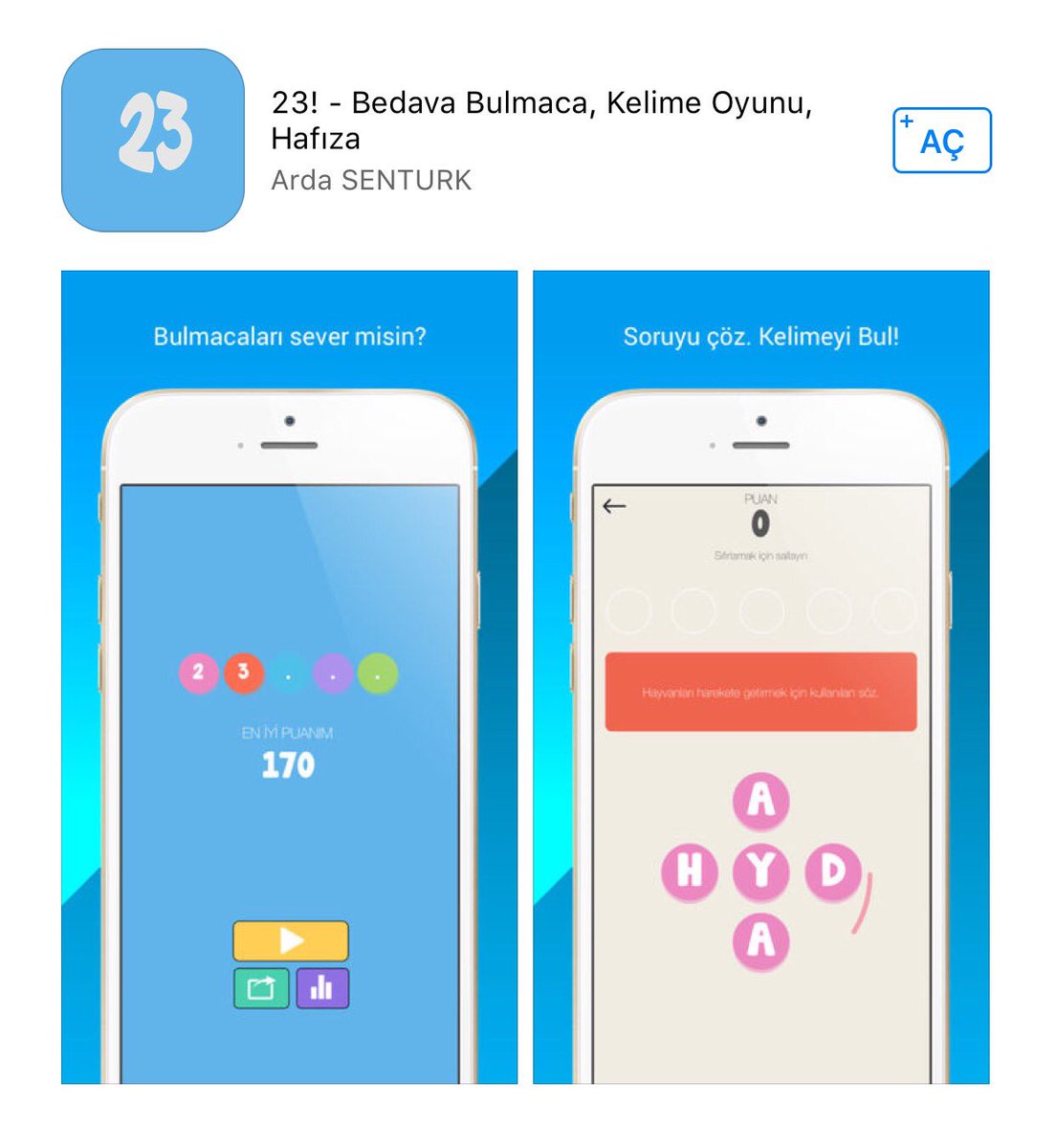 HelloWorldSwift's tweet image. 23! #Apple #Store&apos;da. İndirmek için hemen arama bölümüne 23! yaz veya linke tıkla. Hemen oynamaya başla.

İndirin -&amp;gt; goo.gl/wBnpqH