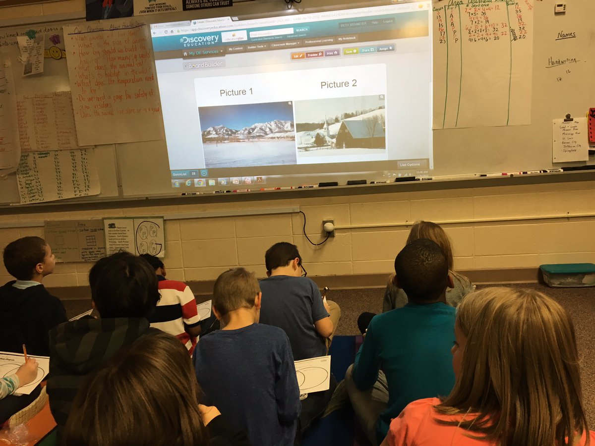 BethWehmeier's tweet photo. We tried a new SOS on De - compare and contrast 2 winter images #SCSDPD #DEChallenge https://t.co/wuMqDtbw10