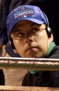 #SteveBartman deserves this hat! #Cubs #MLBJerseySwaps