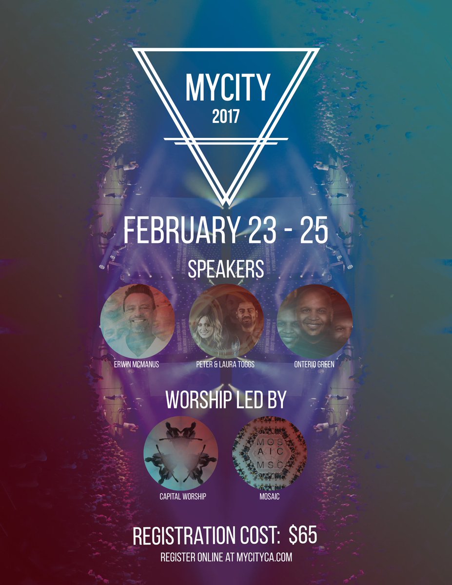 MyCityCA's tweet photo. Happy Tuesday! A little reminder for you today: REGISTER FOR THE MY CITY CONFERENCE! Early registration ends January 19th! #mycity2017 https://t.co/vl0S99mIUk