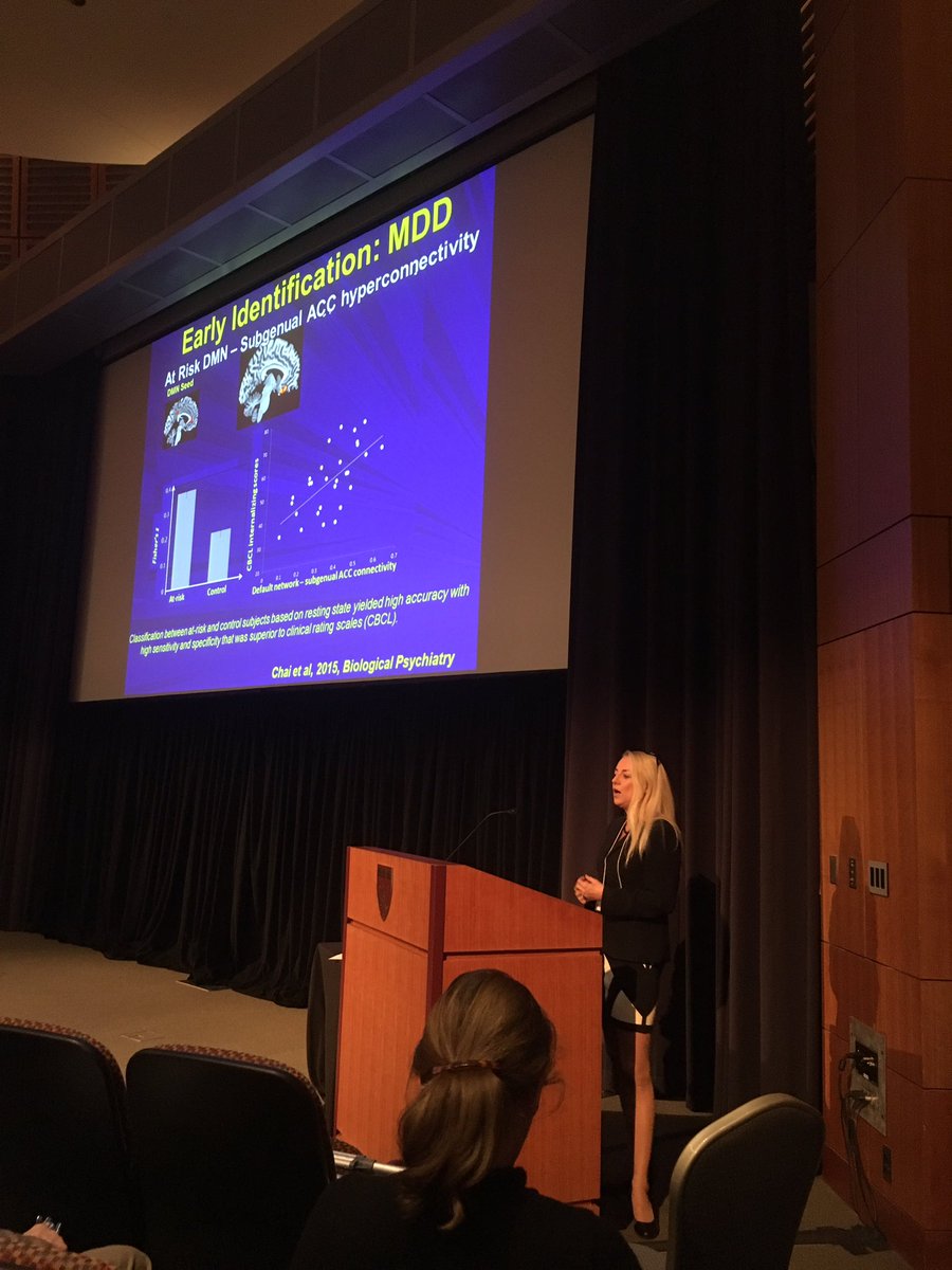 RandyGollub's tweet photo. Susan Whitfield-Gabrieli shares insights gained from fMRI studies in patients with psychiatric disorders #fmri25 https://t.co/NORDZT3Hxf