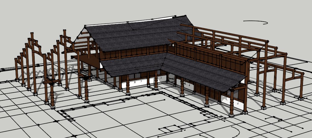 Classical Chinese Architecture designed by our Architecture genius ZYZ (Professor Zhou). What do you think?