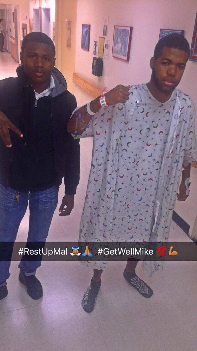 DJ__8x's tweet photo. My mans a soldier ๐ฏ๐ช๐พ #RestUpMal ๐ผ๐พ #GetWellMike ๐๐พ https://t.co/POLlTagawt