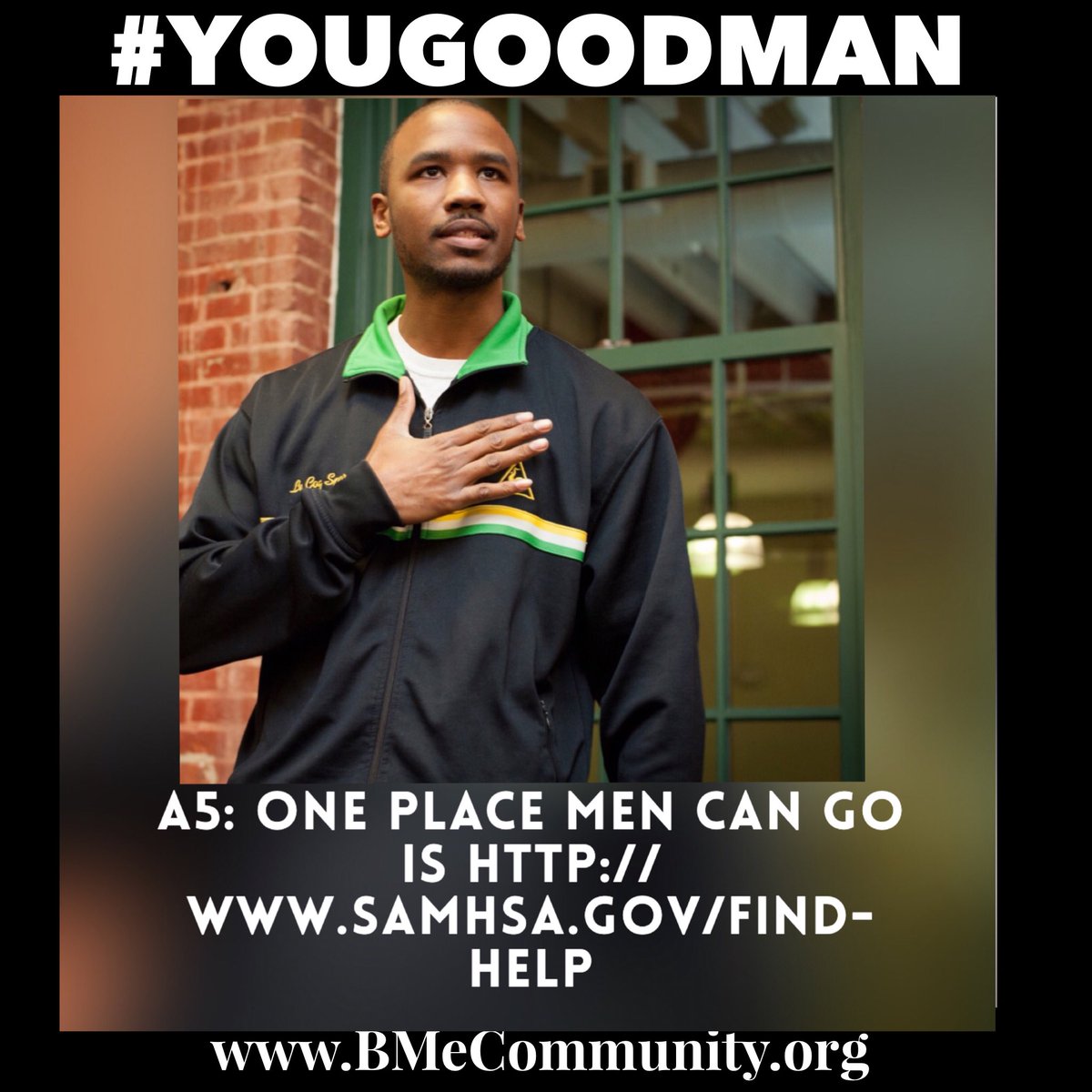 BMePhilly's tweet image. A6: one place #Men can go is samhsa.gov/find-help #GetCovered #YouGoodMan @PartnersforGood