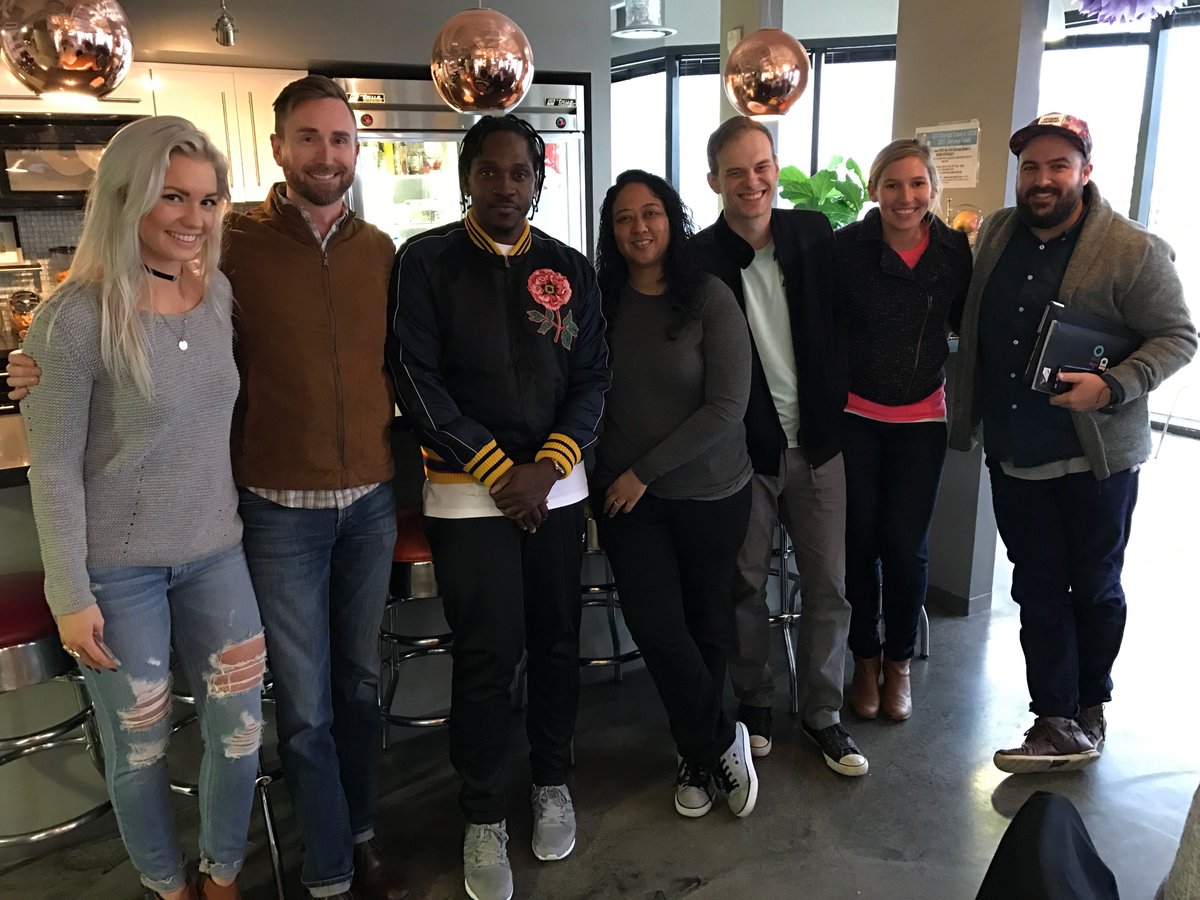 It's not every day that we get to host infamous rapper &amp; @GOODMusic President <a href="/PUSHA_T/">King Push</a> thanks to @AlbertSwantner 😎🎤