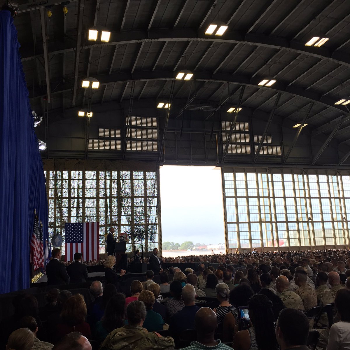 Tune in now to <a href="/POTUS/">President Donald J. Trump</a> speech on national security and counterterrorism at <a href="/MacDill_AFB/">MacDill AFB</a> --> whitehouse.gov/live