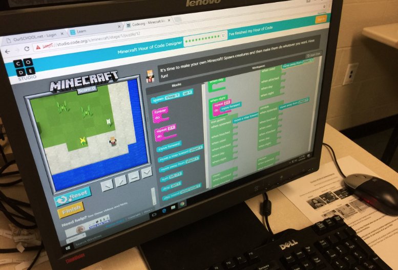 BBTNB's tweet image. Because students are so proficient &amp;amp; successful with #HourOfCode in 2017 we might have to call it the #HalfHourOfCode :) @hadip @codeorg