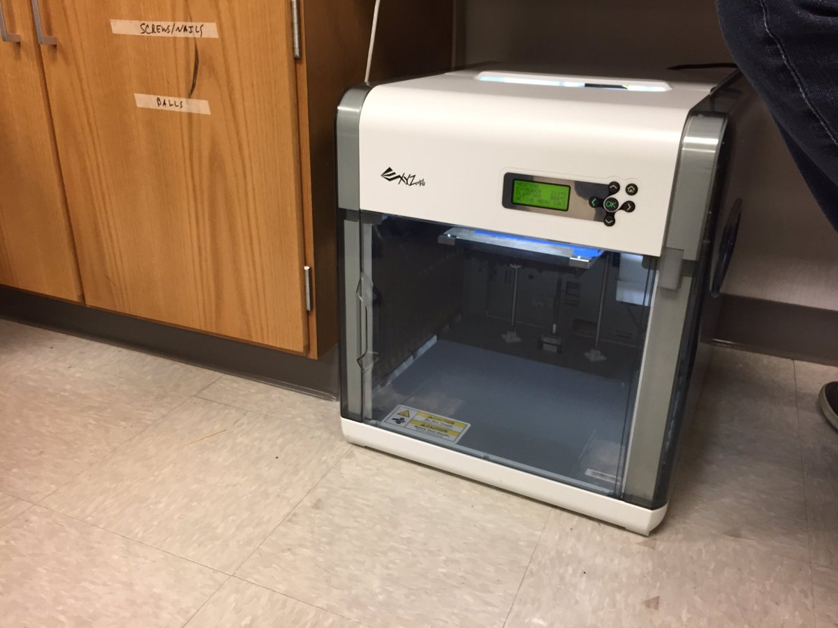 Our second 3D Print: test motor casing!
