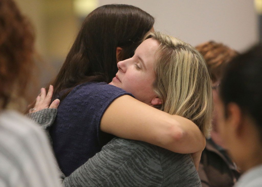 SuzanneHurt's tweet photo. Dec. 2 attack survivor told SB County bd she, other survivors not yet contacted by firm county officials vowed to hire to help.#RememberSB https://t.co/XdDwT5d69r