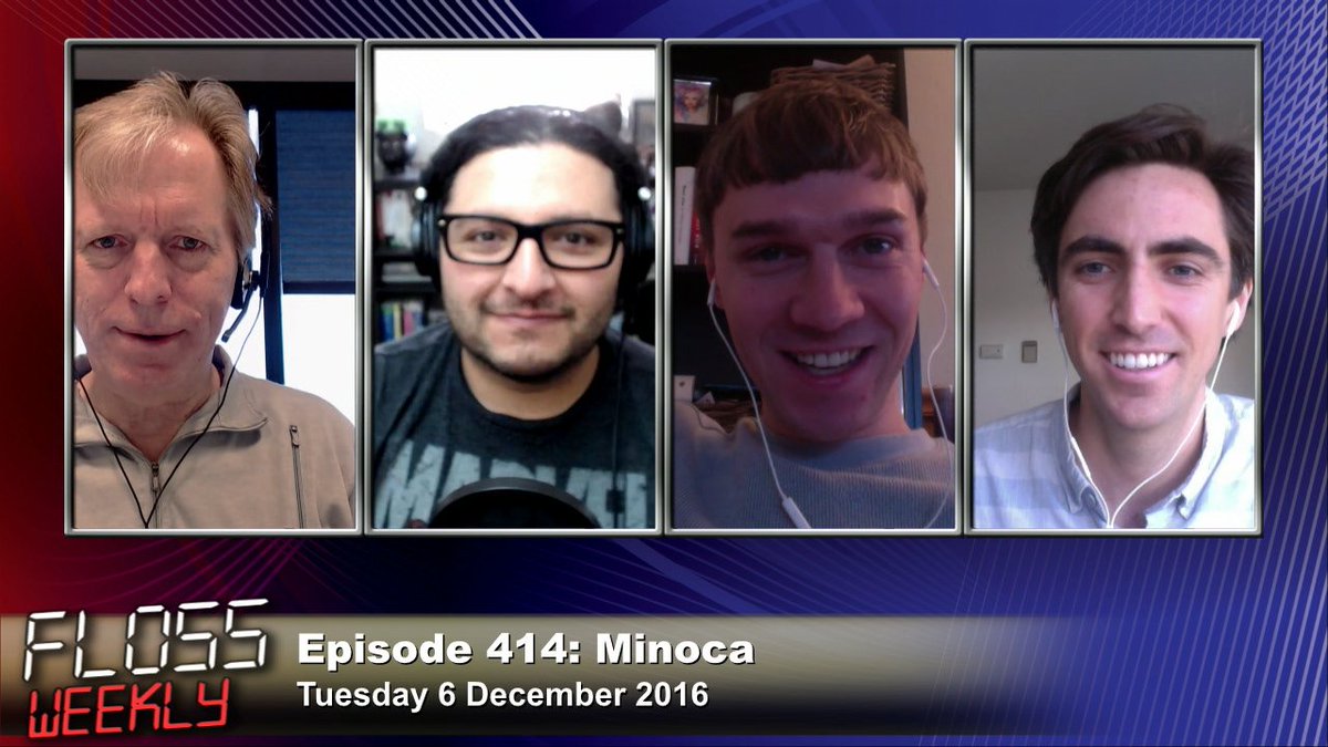 TWiT's tweet photo. Evan Green and Chris Stevens from @minocaos join us on @FLOSSWeekly to discuss their lightweight OS for ARM and x86 https://t.co/BimzbwFr4d https://t.co/7L1b5Lt7wP