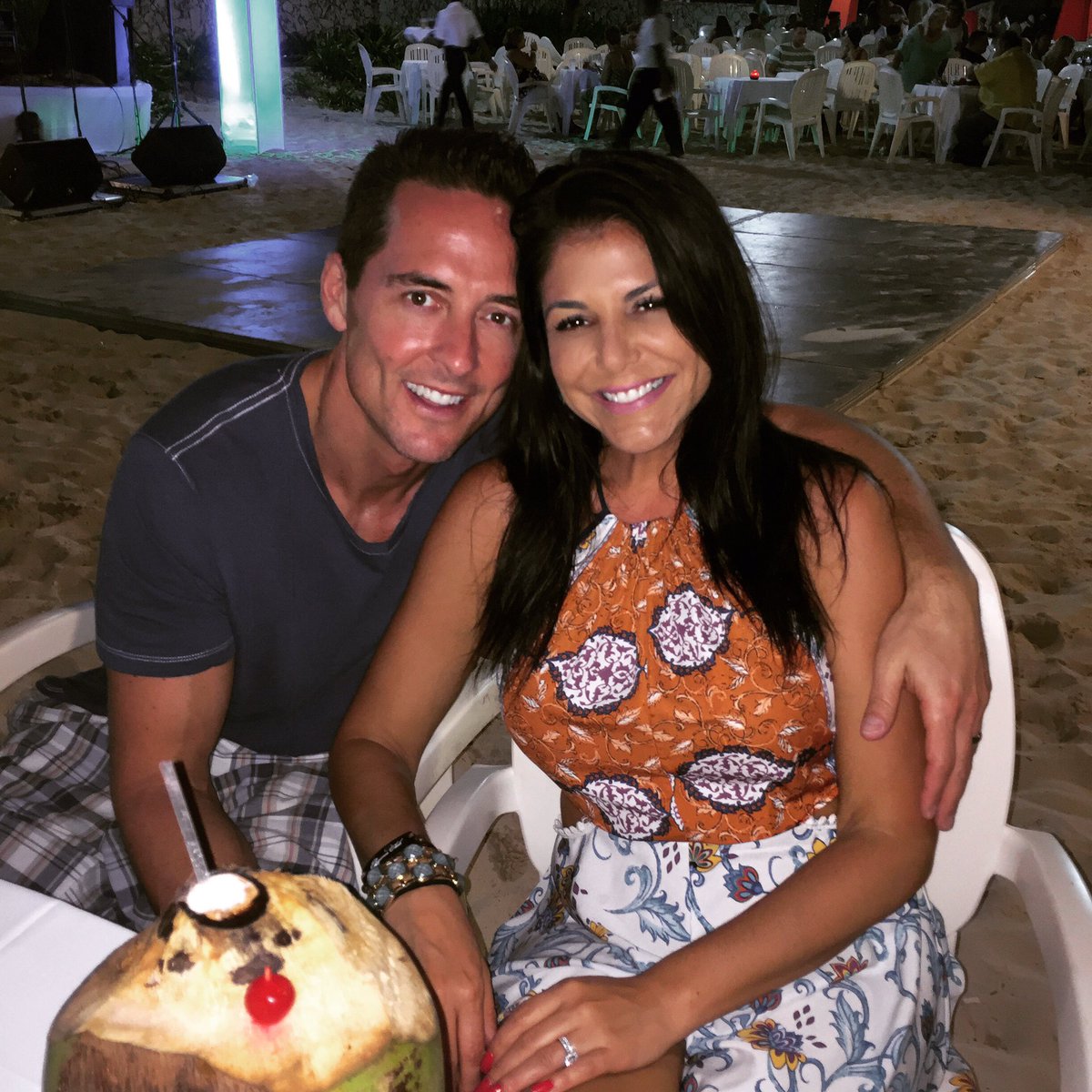 Dinner and dancing...always better when you add some sand and a tropical beach!  #majesticresorts #truelove #hotforhubby