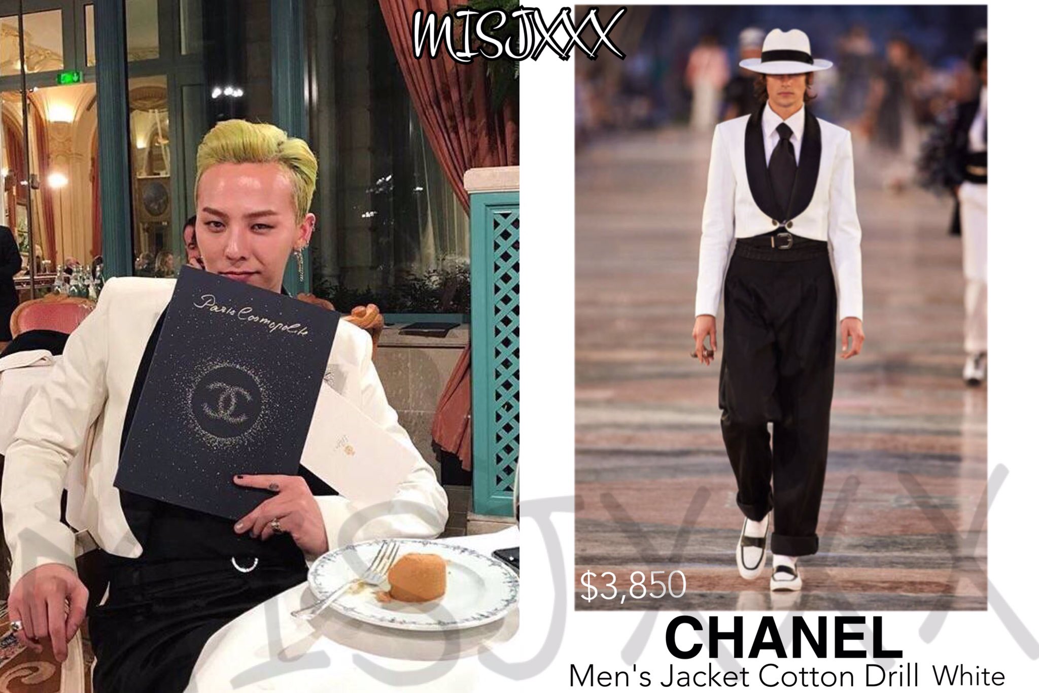 GDSTYLE on X: #GDStyle 👉#Chanel Men's Jacket Cotton Drill White