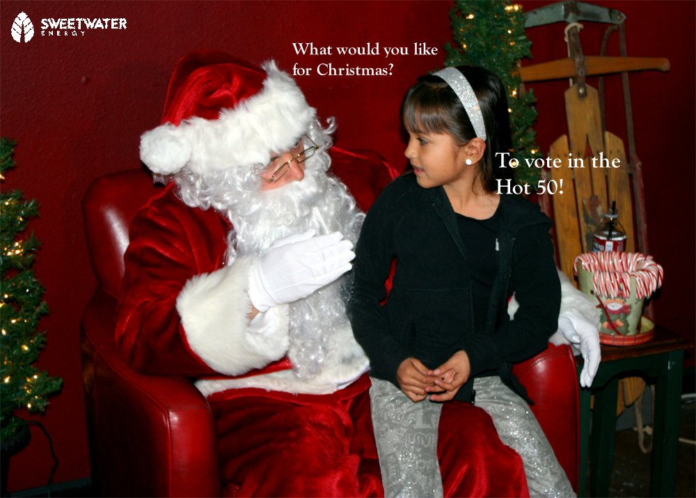 SweetH2OEnergy's tweet image. If she could vote in #thehot50, she would most definitely be voting for Sweetwater, just like everyone else should be! #bdigest #DigestHot50