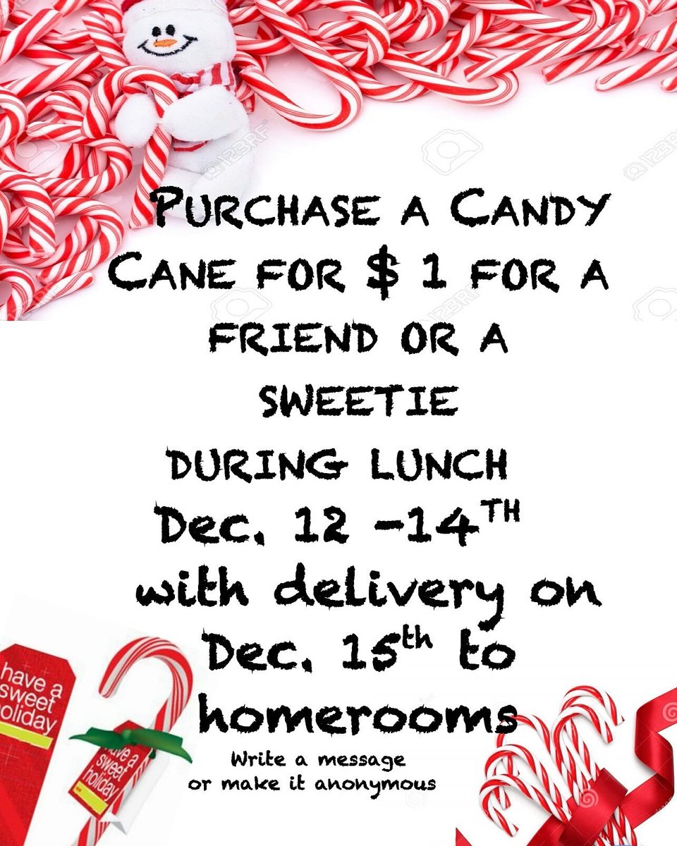 ReynoldsMiddle's tweet photo. #ACRMS  #candycanes #BCS @BuncombeSchools @ReynoldsMiddle https://t.co/Mlbdv71go1