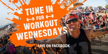 ToughMudder's tweet photo. Don't forget to tune in to https://t.co/0NcAA7702j tomorrow for a LIVE workout with E-Rock #ItsAllBeenTraining https://t.co/Rp6xRyoKBg