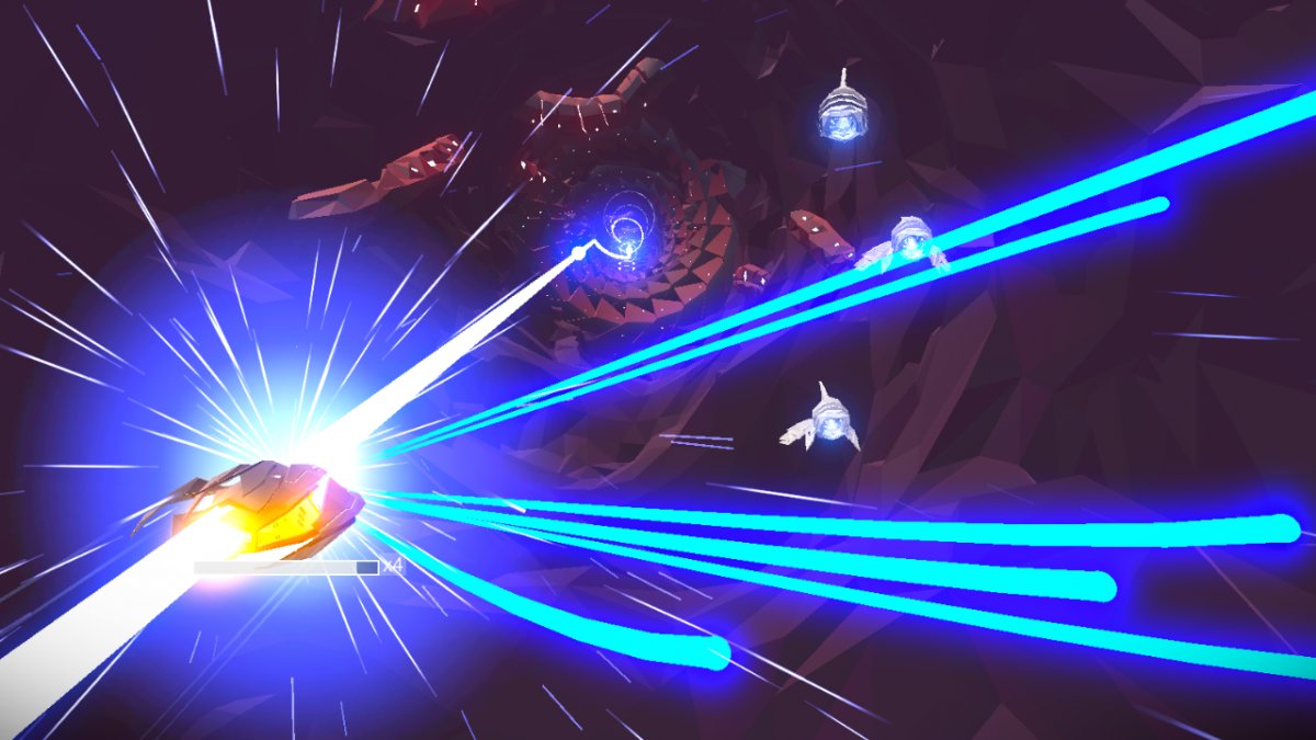 GamesRadar's tweet photo. Aaero is like dubstep Rez - yes, it's really that good https://t.co/ZLZoqz2WAp https://t.co/GcHu1e8dDJ
