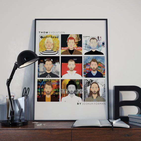 #RadioheadClub member Joshua Forman selling his lovely art-work titled "<a href="/ThomYorke/">Thom Yorke</a> Evolution". He is from #CostaRica
etsy.com/uk/listing/491…