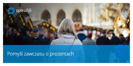 spirolife_pl's tweet image. Za chwilę święta! Wszystkim zapracowanym polecamy, aby za wczasu pomyśleli o prezentach. Inaczej będziesie się stresować w tłumie! #SpiroTip