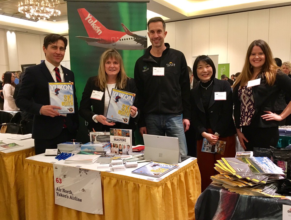 yukonhusky's tweet image. Stop by and visit Team Yukon at #CITAP and plan your next adventure! @TravelYukon @flyairnorth @yukonhotels @YukonAurora #exploreyukon