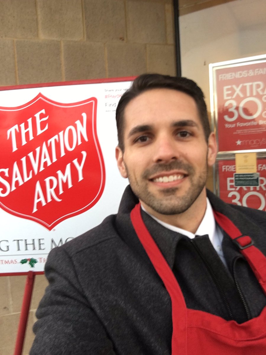Ringing the bell <a href="/Macys/">Macy's</a> for <a href="/SAJacksonTN/">The Salvation Army</a> #RedKettleReason