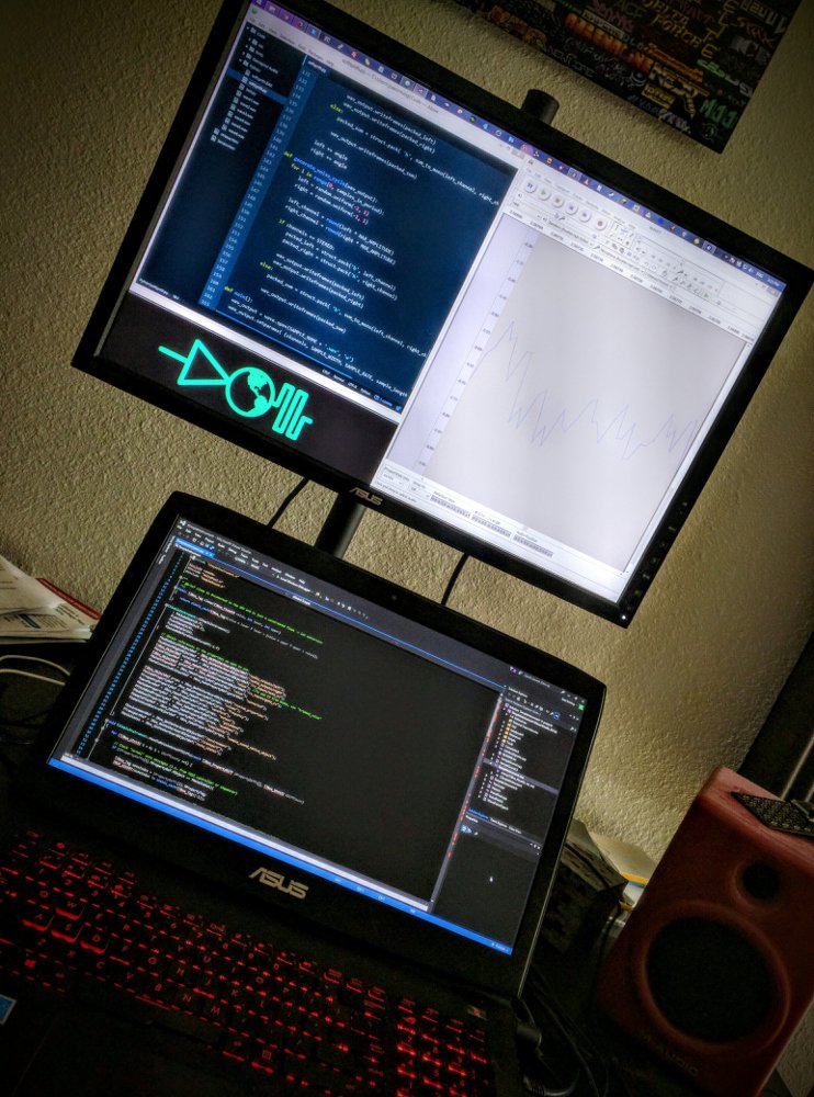 geologicalaudio's tweet image. The journey from #synthesizer prototype to #PropellerheadReason #RackExtension begins!