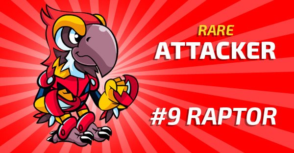 AlphaCatGame's tweet image. #KnowYourCrewMembers -- Raptor really knows how to inspire the herd! His Vigilance ability adds a counterattack buff to all allies!