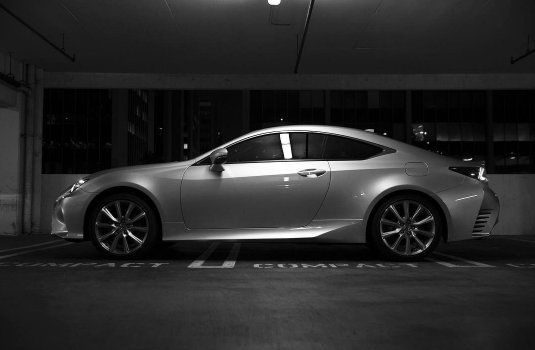 You'll be sure to draw the right kind of attention finishing up your holiday shopping in the new 2017 Lexus RC! #ParkConsiderately