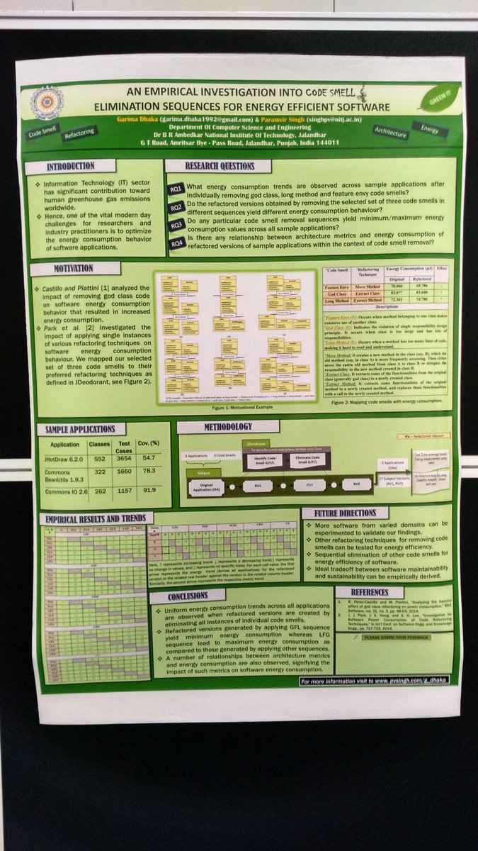 ParamvirSingh_'s tweet photo. MTech Scholar @GarimaDhaka1992 presenting our paper @apsec2016 #apsec2016 https://t.co/Hfu543nXlA