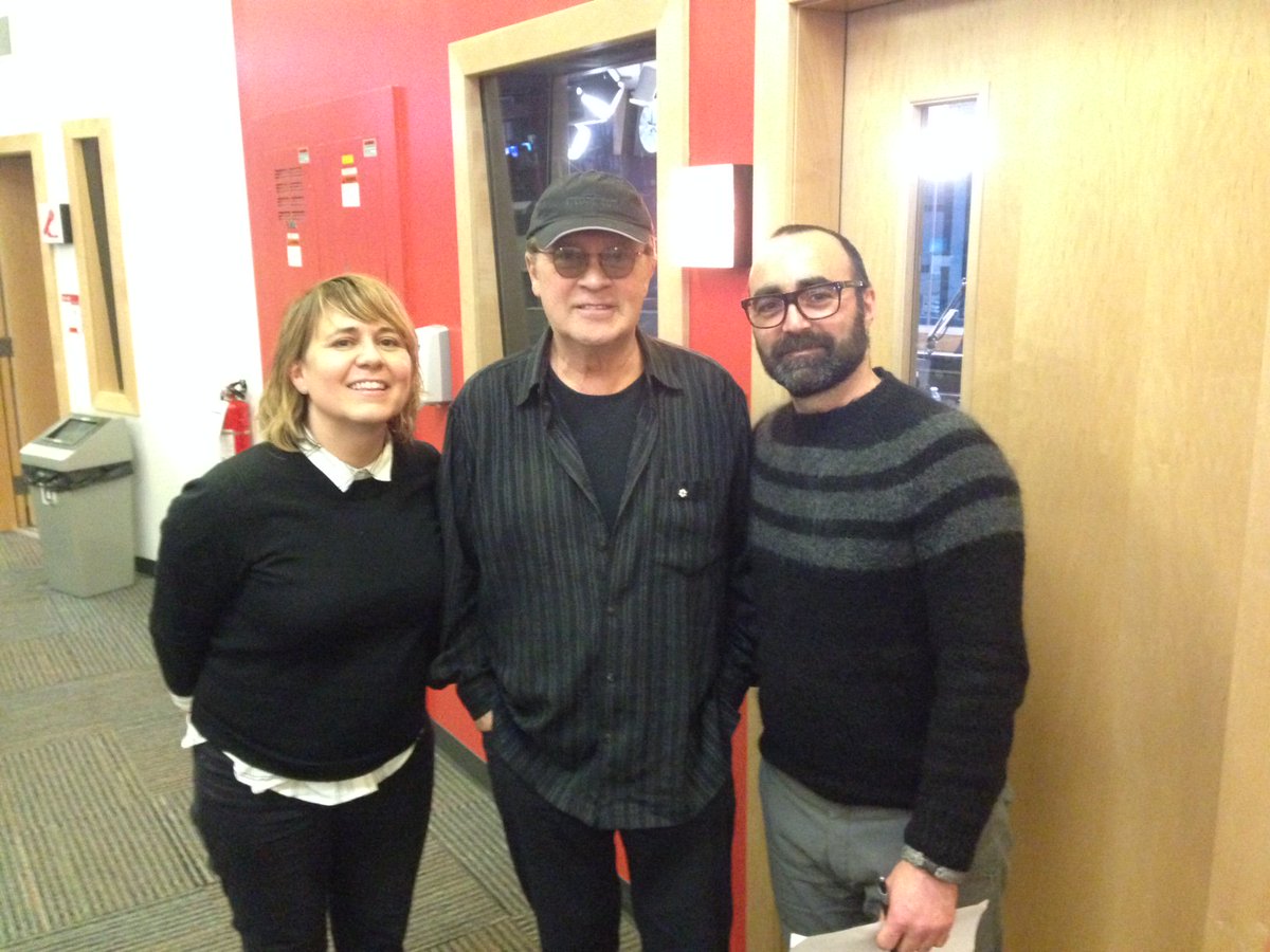 cbczimmerman's tweet photo. Robbie Robertson and Robert Zimmerman re-united...oh yeah...and Lisa Christiansen... https://t.co/gK6UZuaHWU