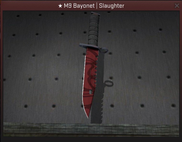We started a new Giveaway: A ★ M9 Bayonet | Slaughter (MW)!
Click: CSGOBooth.com/giveaway.php         #CSGOgiveaway