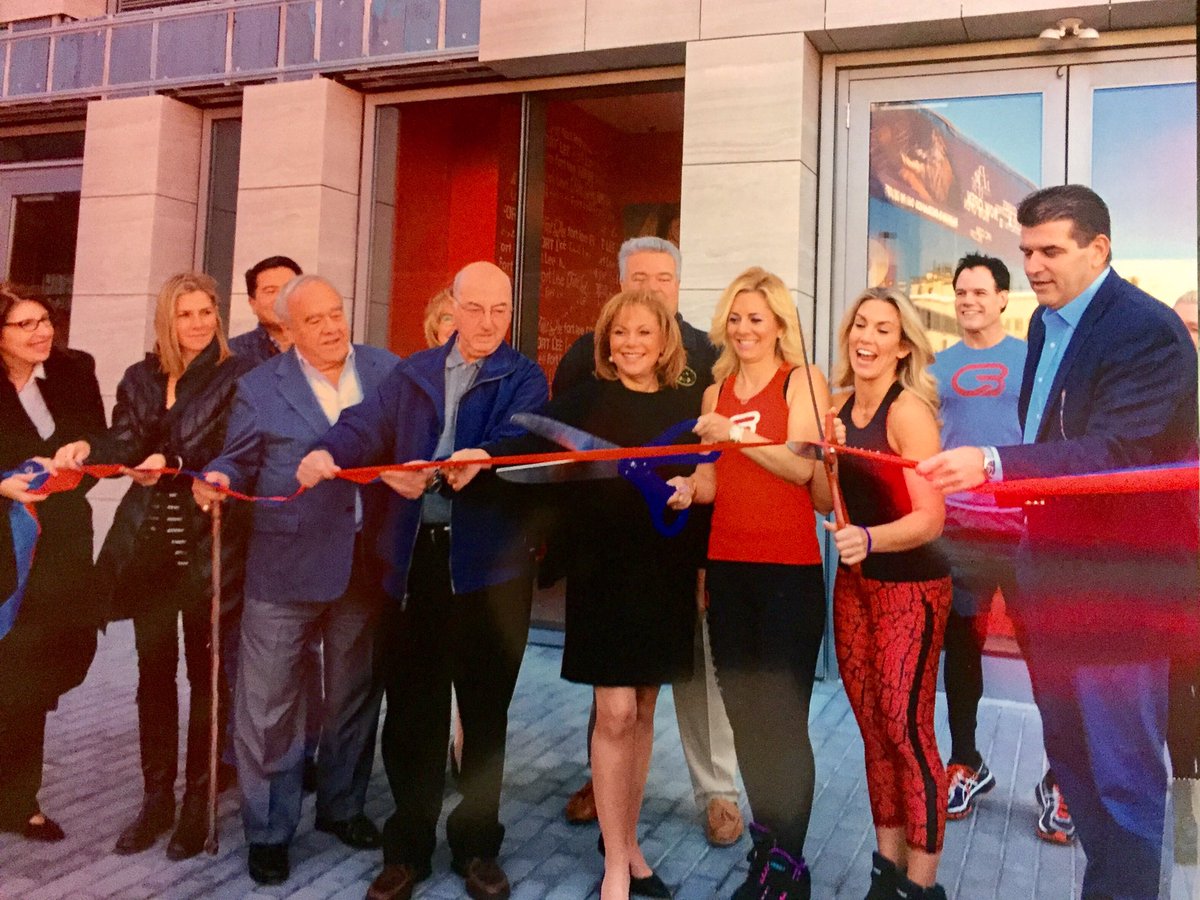 Ribbon cutting <a href="/CB_FortLee/">CycleBar Fort Lee</a> grand opening with the #mayor or #NewJersey So blessed to be a part of this team!