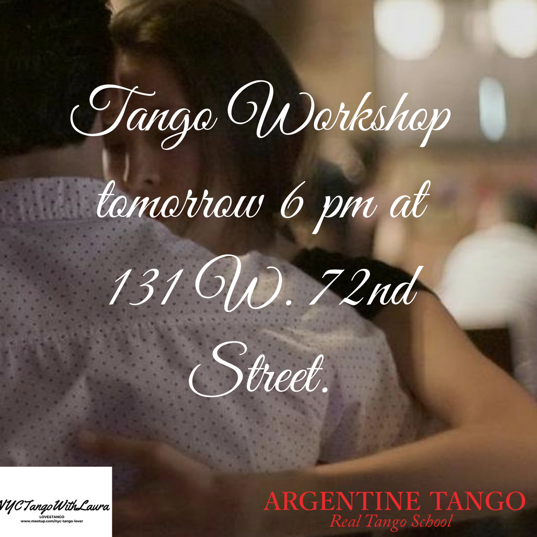 LauraTangoNYC's tweet photo. Tango class starts. Come to learn some new moves and make friends!! https://t.co/NXYSnuw0m7 #nyc #tangoclasses https://t.co/2mlxiATu86